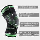 Kit com 2 Joelheiras de Compressão com Alças Ajustáveis para Corrida, Treinos e Esportes - Uso Diário