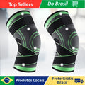 Kit com 2 Joelheiras de Compressão com Alças Ajustáveis para Corrida, Treinos e Esportes - Uso Diário