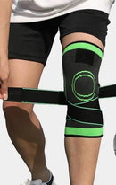Kit com 2 Joelheiras de Compressão com Alças Ajustáveis para Corrida, Treinos e Esportes - Uso Diário